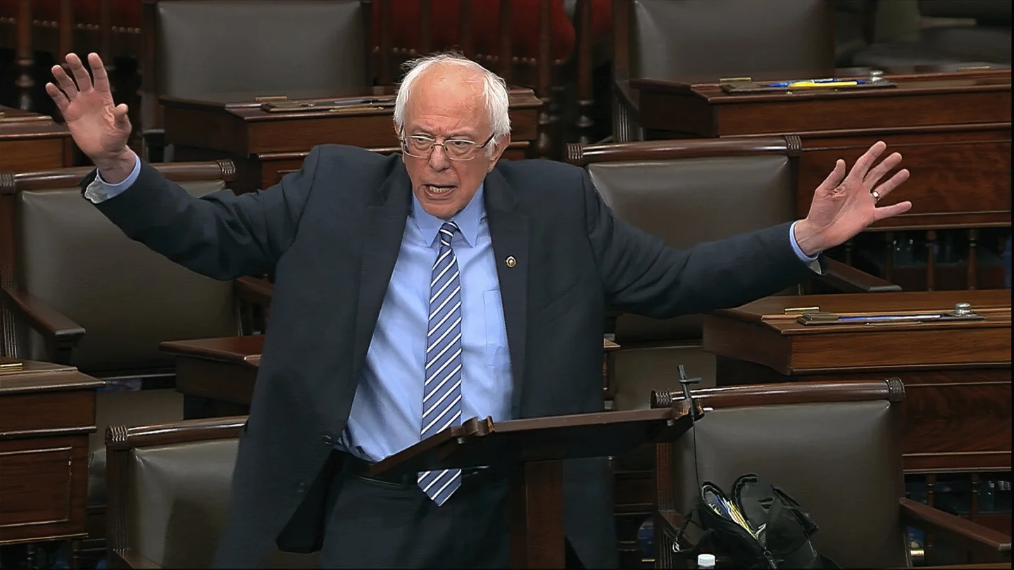 Bernie Sanders' Gaza Vote Exposes Senators' Stance on U.S. Aid